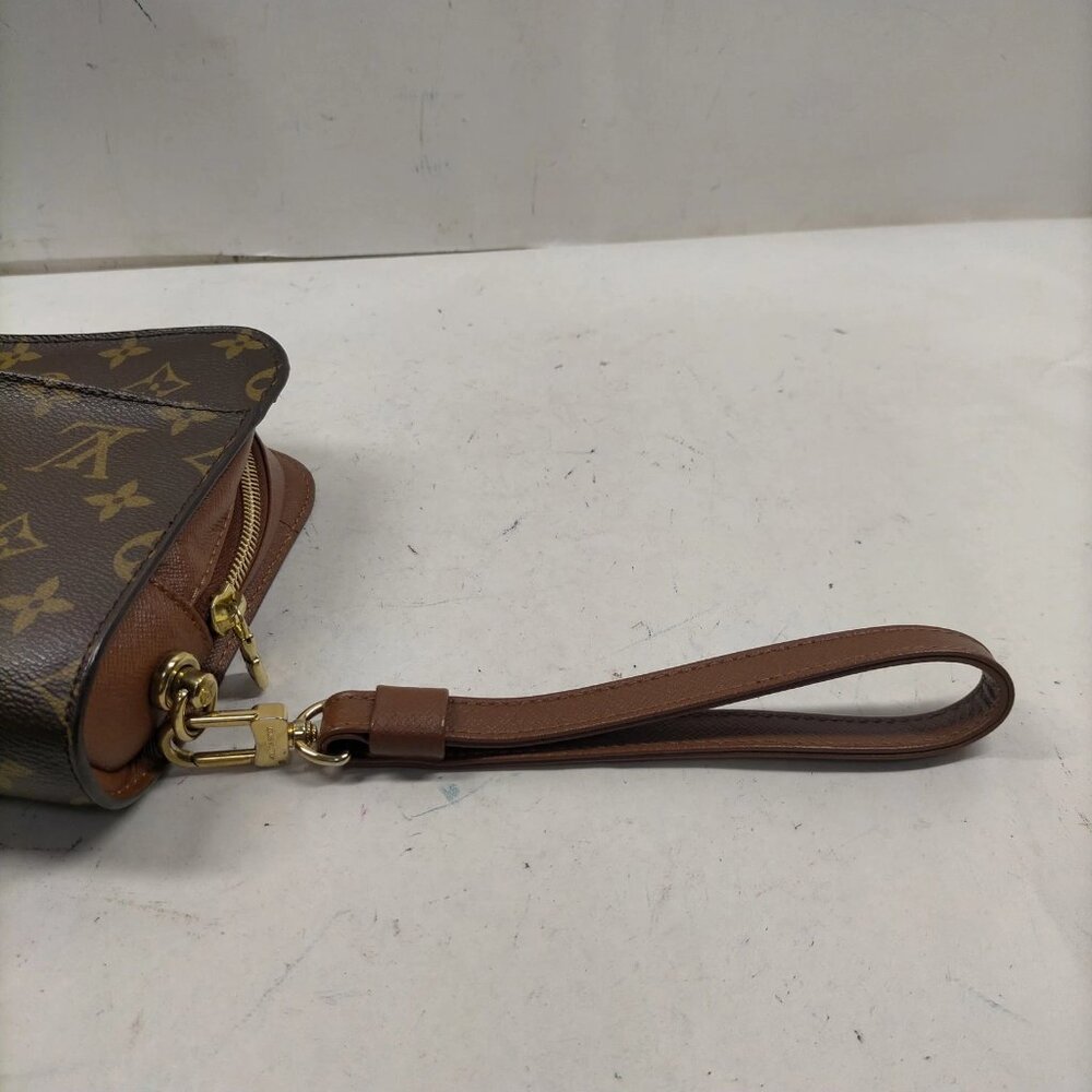 Authentic Louis Vuitton LV Clutch Orsay Brown Monogram mn378-120625 - Picture 10 of 16